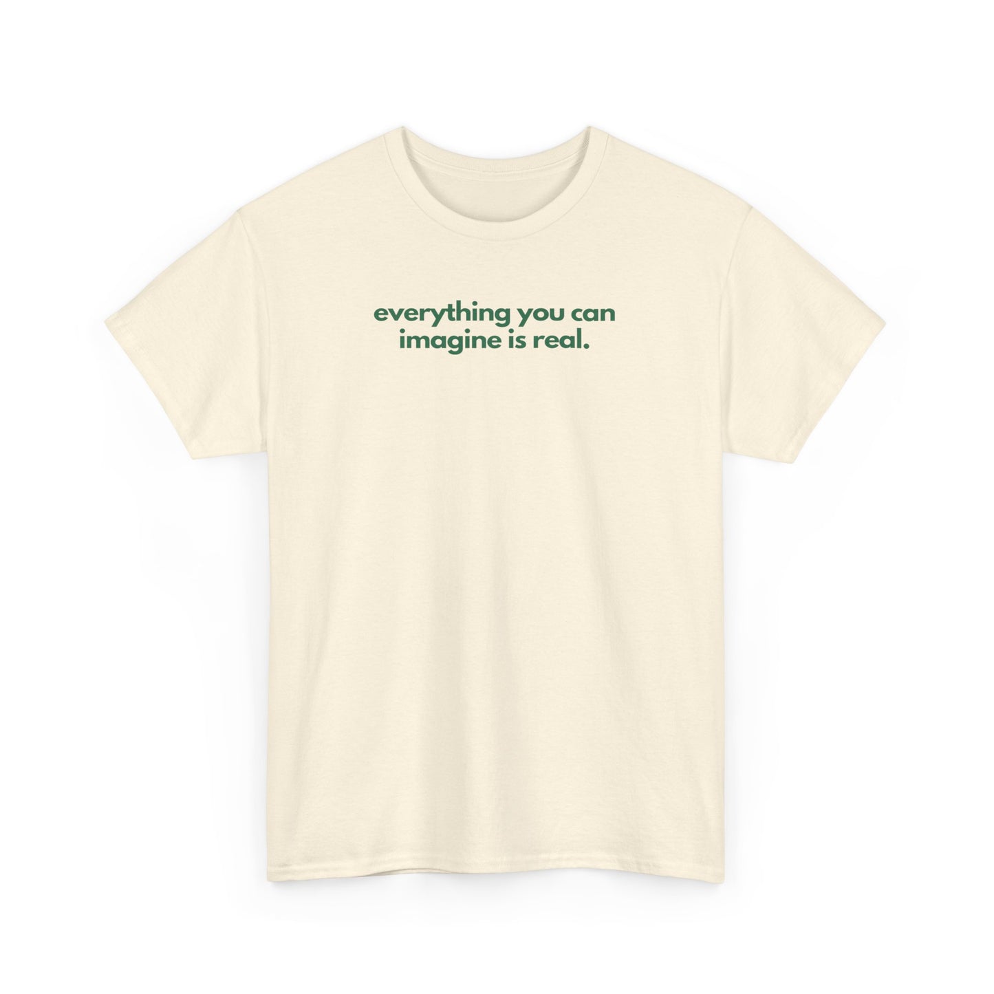 Everything You Can Imagine Is Real Unisex Heavy Cotton Tee