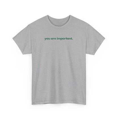 You Are Important Unisex Heavy Cotton Tee