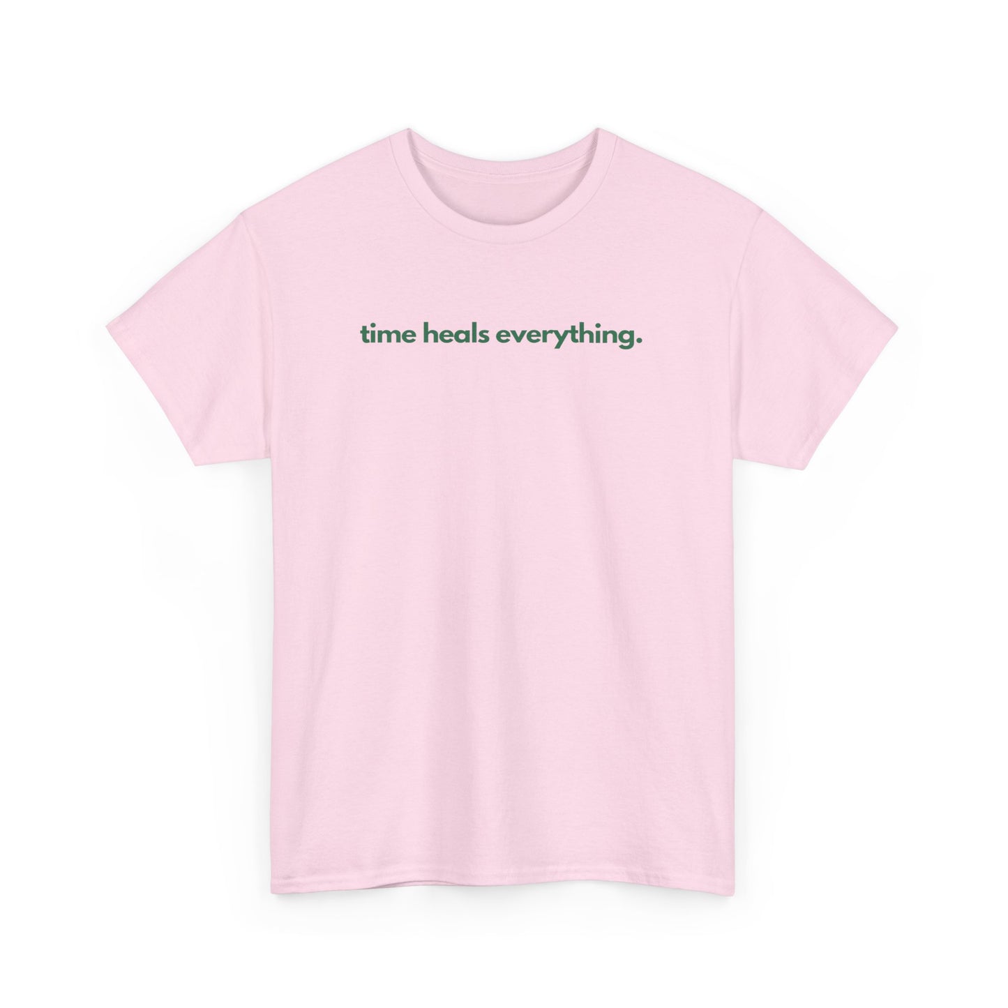 Time Heals Everything Unisex Heavy Cotton Tee