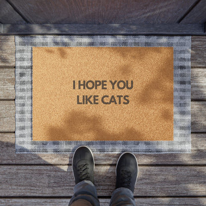 I Hope You Like Cats Doormat