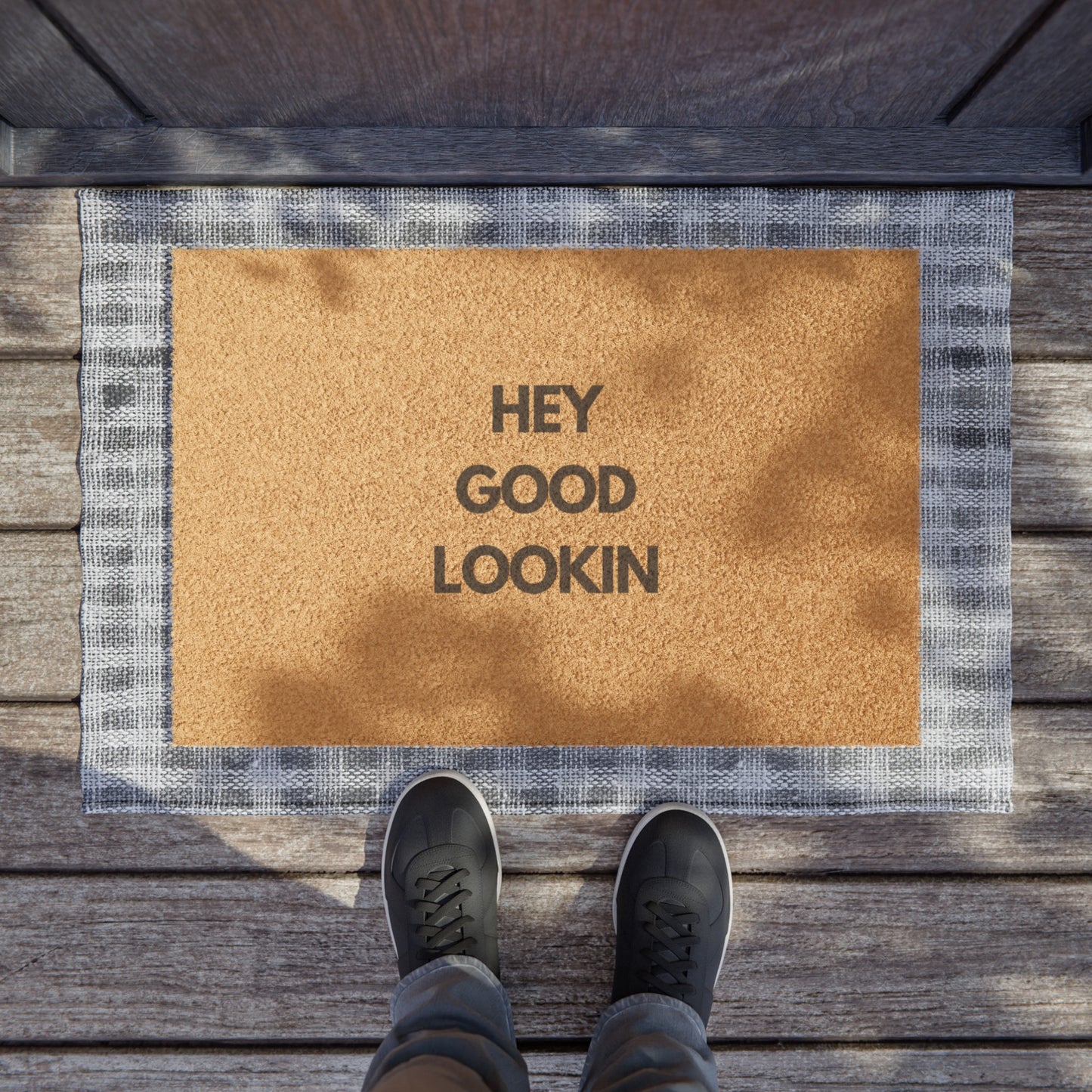 Hey Good Lookin Doormat