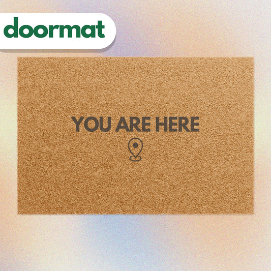 You Are Here Doormat