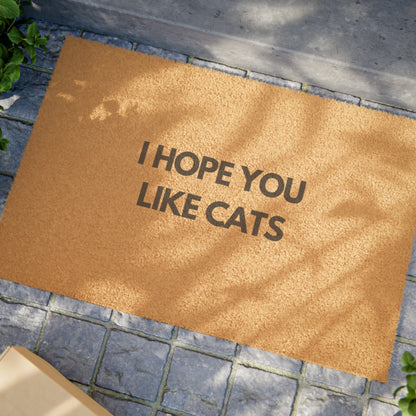 I Hope You Like Cats Doormat