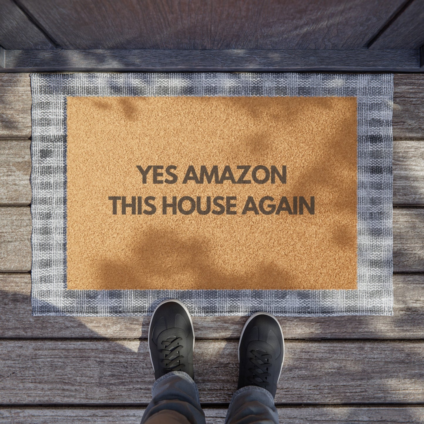 Yes Amazon This House Again Doormat